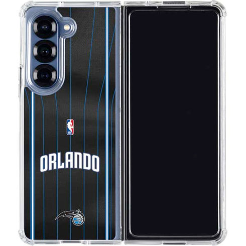 NBA Orlando Magic Jersey Galaxy Z Fold6 Clear Case